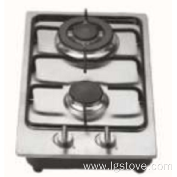 2 Burners Stainless Steel Gas Stove